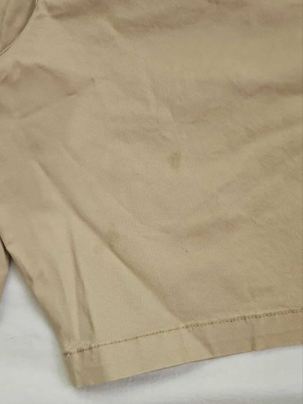 GAP Men's Tan Flat-Front Shorts